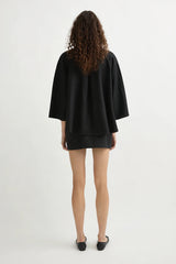 Olivia Blouse - Black - BLVD