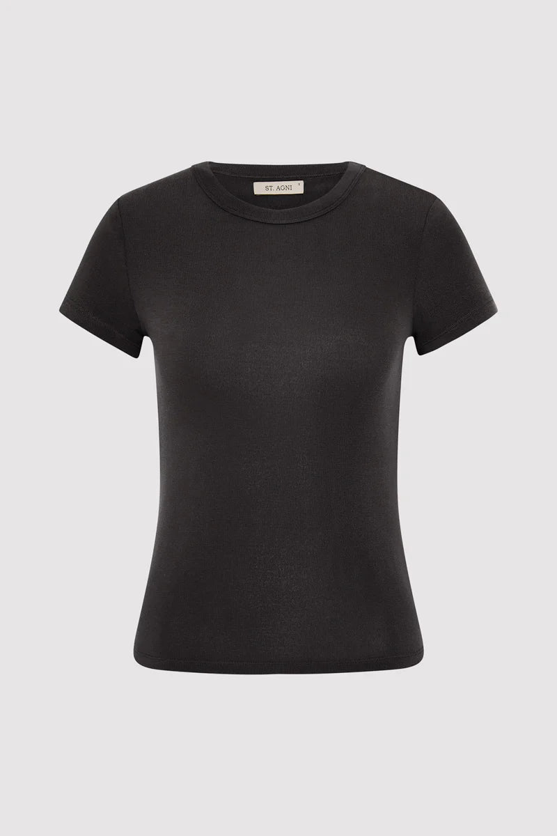 Jersey Baby Tee - Black