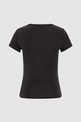 Jersey Baby Tee - Black