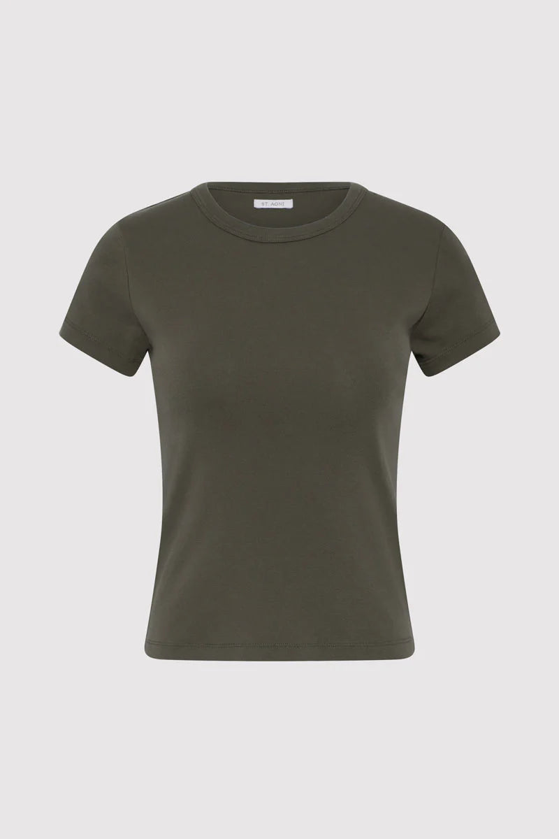 Organic Cotton Baby Tee - Khaki