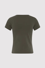Organic Cotton Baby Tee - Khaki