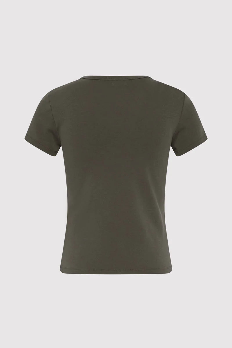 Organic Cotton Baby Tee - Khaki