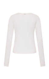 Superfine Merino Wool Long Sleeve Top - Talco