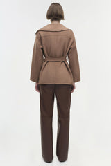 Rowen Fringe Jacket - Camel - BLVD