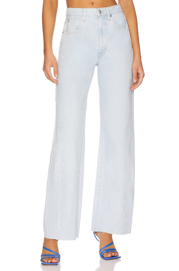 Grace Wide-Leg Twisted Seam Jeans - Hard Luck