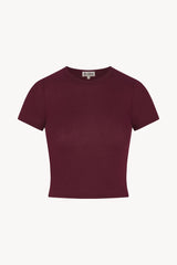 Short Sleeve Baby Tee - Oxblood