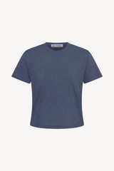 Short Sleeve Boxy Tee - Washed Navy