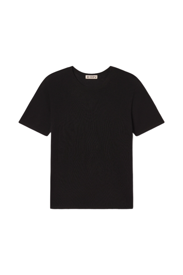 Short Sleeve Boyfriend T-Shirt - Black