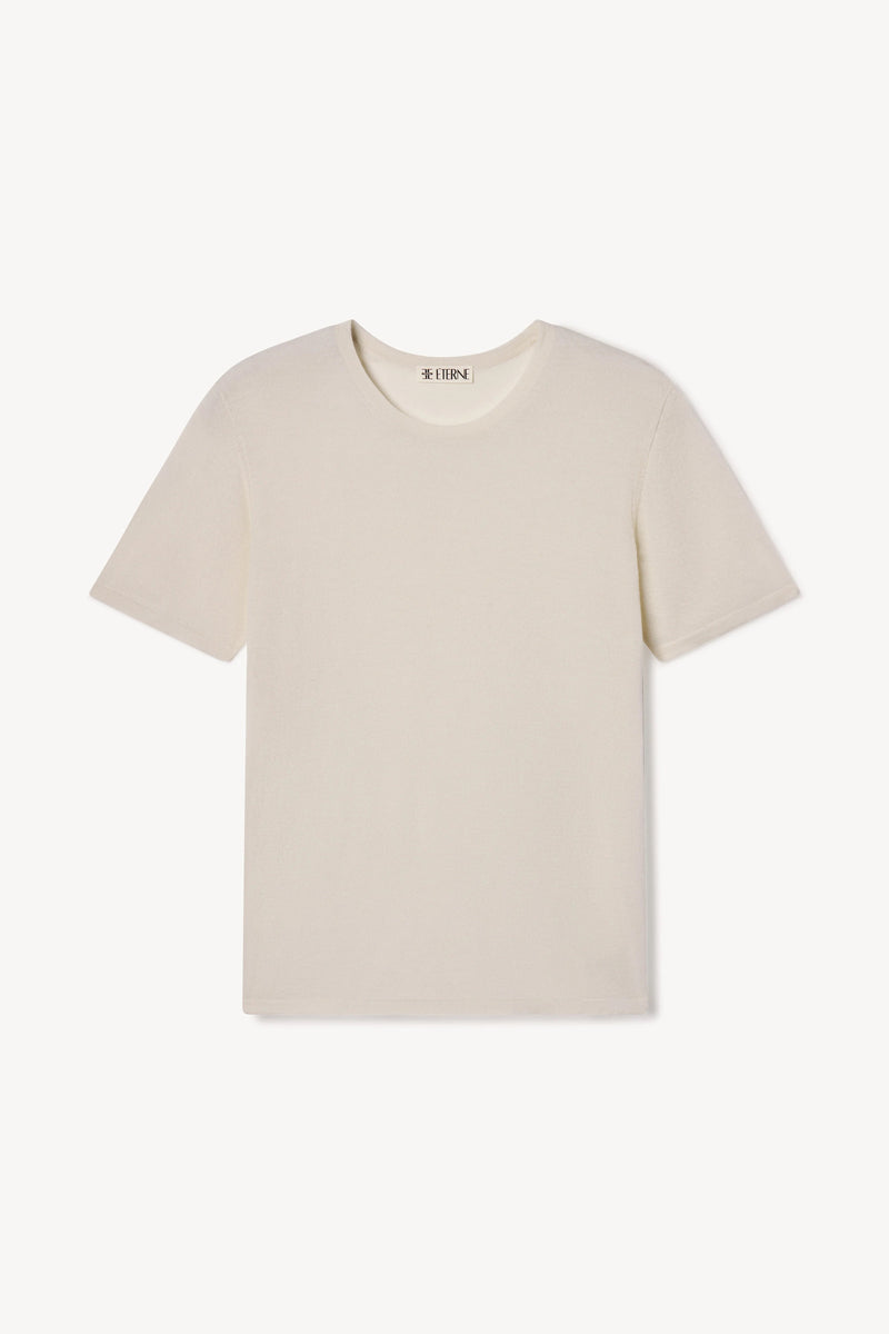 Short Sleeve Boyfriend T-Shirt - Bone