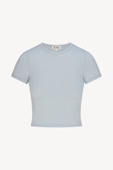 Short Sleeve Baby Tee - Dusty Blue