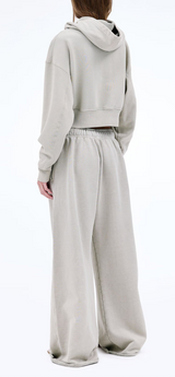 Wide Sweat Pant - Abbey Stone