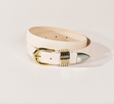 Hollyhock Mixed Metal - Ivory / Silver & Gold