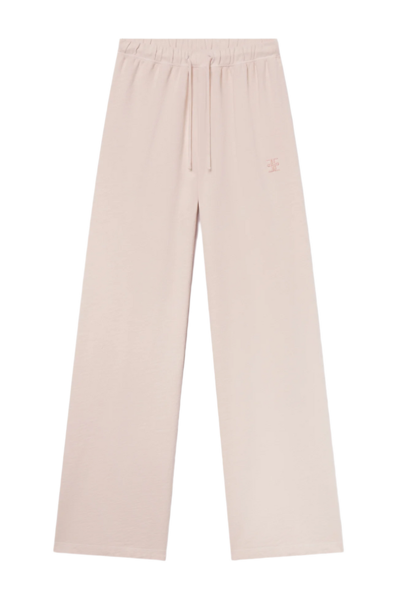 Drawstring Wide Leg Sweatpant - Dusty Pink