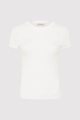 Second Skin Knit Tee - White