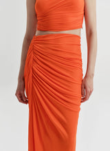 Cleo Skirt - Orange Crush