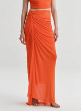 Cleo Skirt - Orange Crush