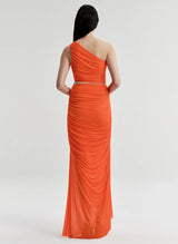 Cleo Skirt - Orange Crush