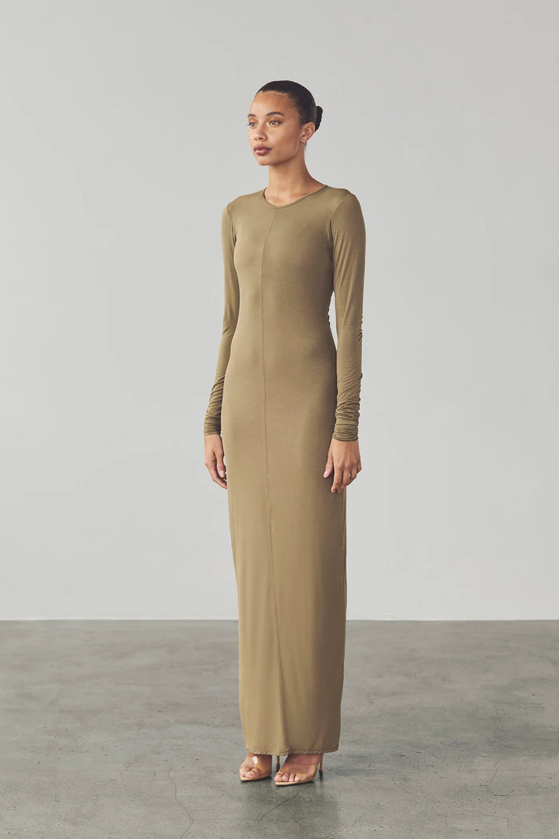 Carmen Maxi Dress - Olive