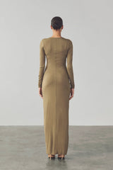 Carmen Maxi Dress - Olive