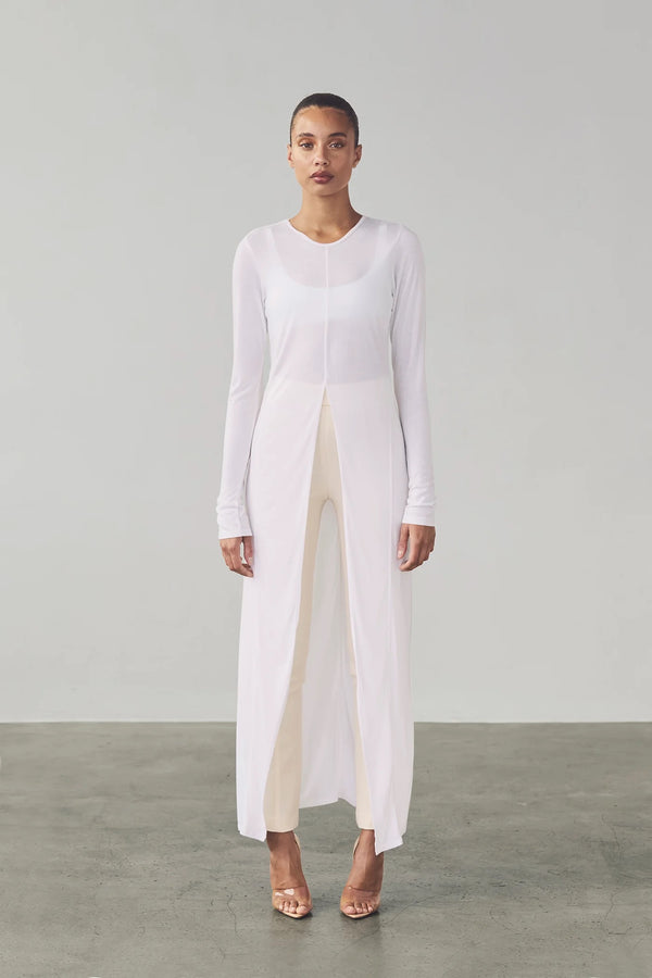 Alina Shirt Dress - White