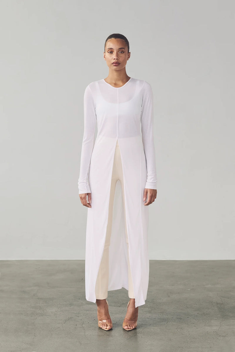 Alina Shirt Dress - White