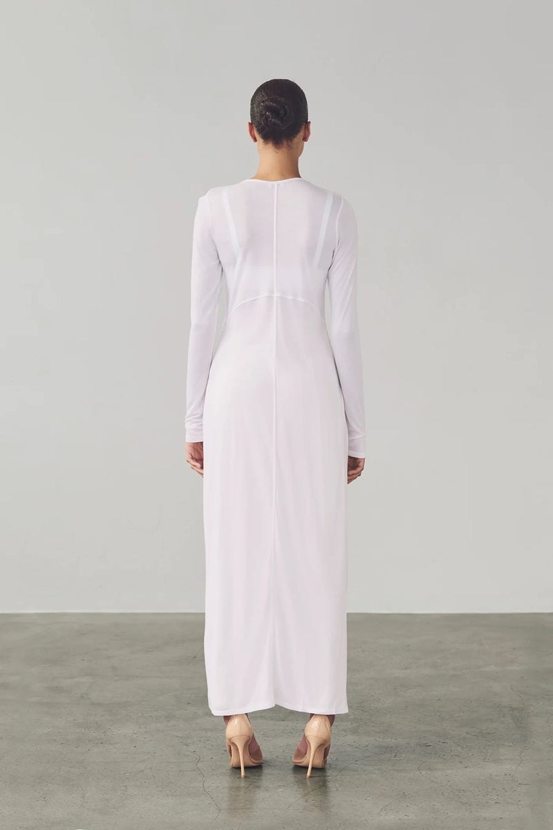 Alina Shirt Dress - White
