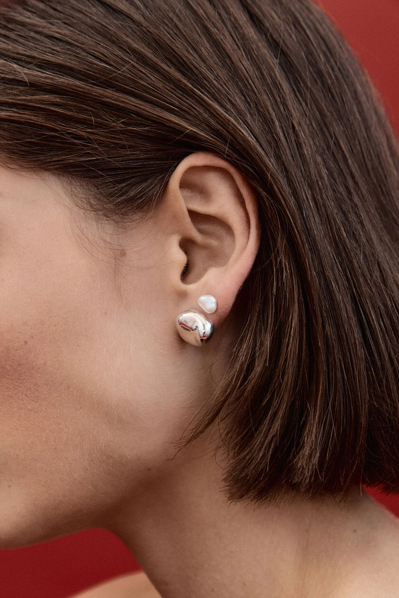 Small Gia Studs - Silver