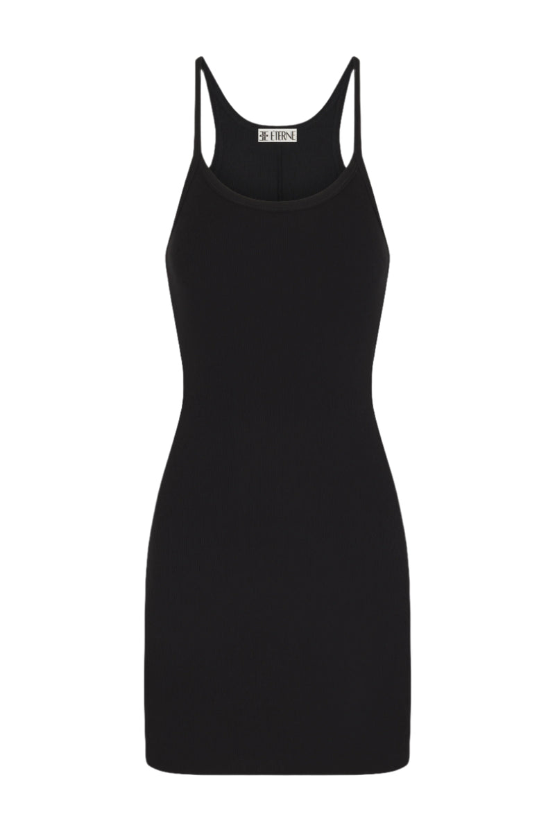 Tank Mini Dress - Black BLVD Tank Mini Dress - Black BLVD