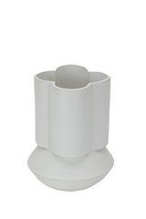 Oval Scallop Vase - Marshmallow - BLVD