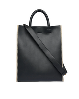 Compass Tote - Black/Cream - BLVD