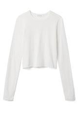 Long Sleeve Baby Tee - White