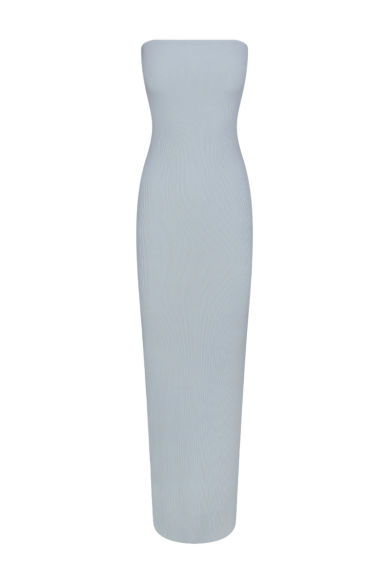 Tube Maxi Dress - Dusty Blue