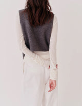 Como Rib Vest - Grey