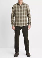 Toledo Shadow Plaid Shirt - Smoke Tree/Deco Cream