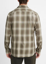 Toledo Shadow Plaid Shirt - Smoke Tree/Deco Cream