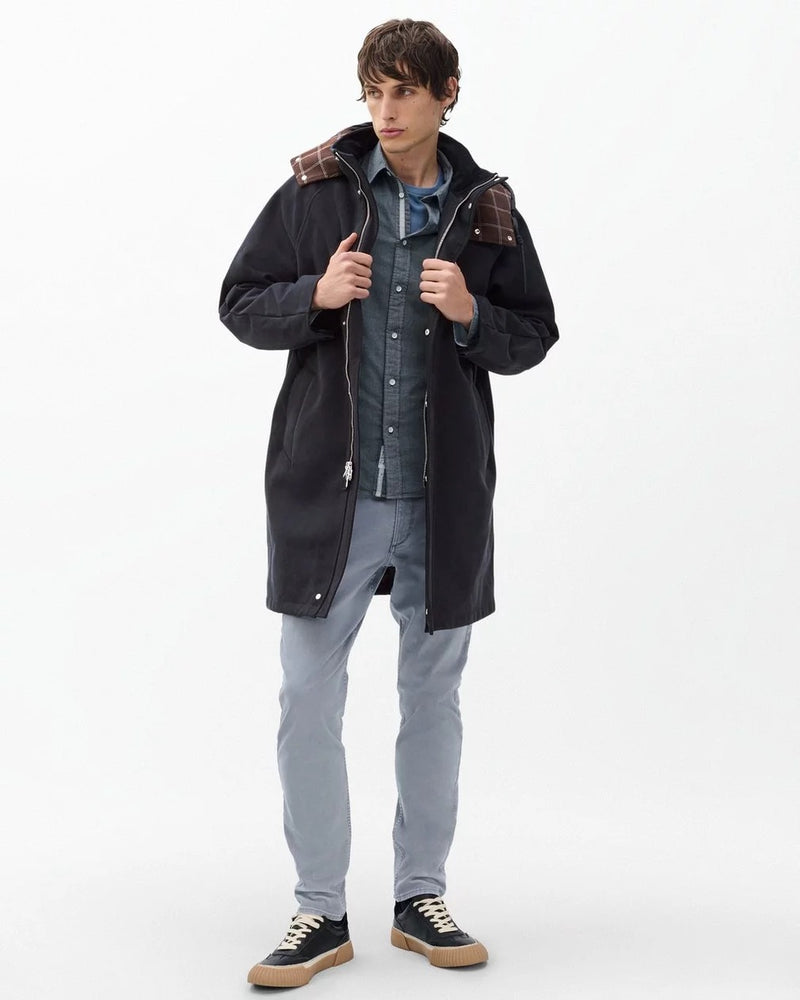 Tomlin Stretch Cotton Dobby Shirt - Sky Blue