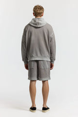 Boston Zip Hoodie - Vintage Cement