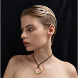 Heaven Mayhem - Mini Necklace - Gold/Black - BLVD