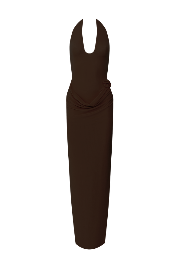 Conto Midi Dress - Wood