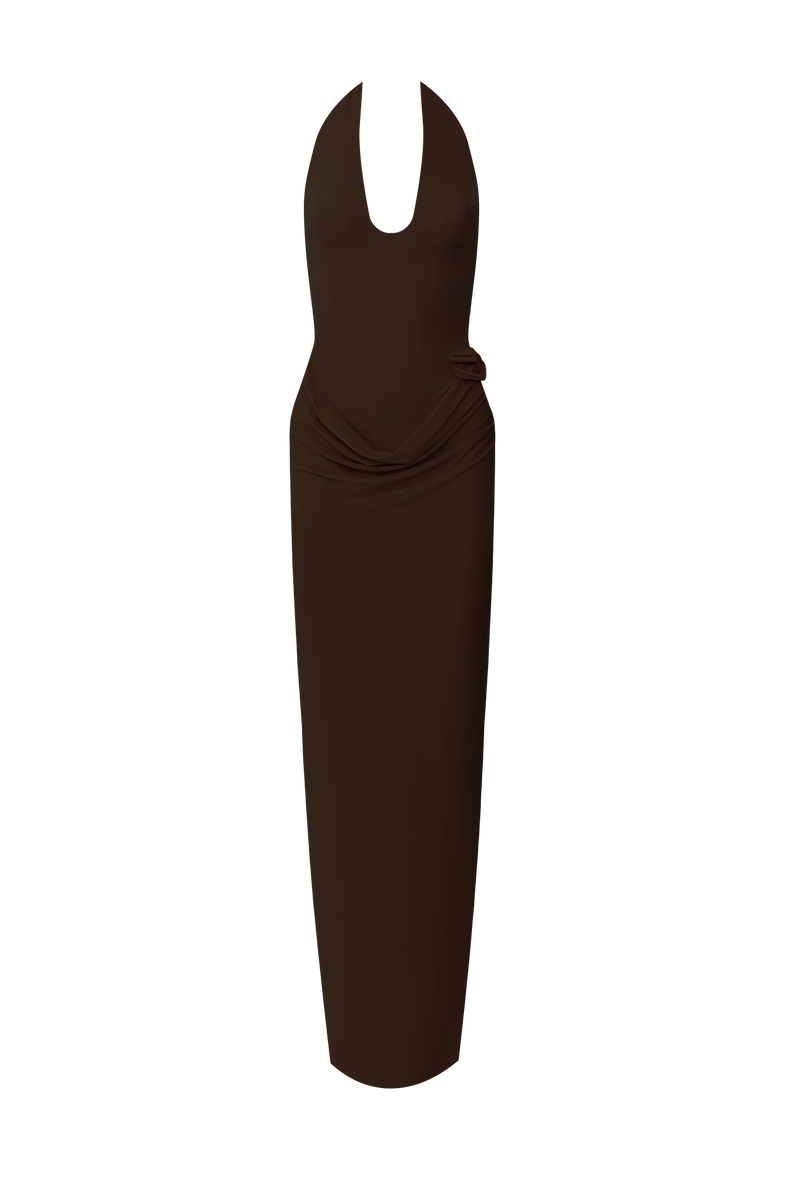 Conto Midi Dress - Wood