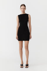 Vas Knit Mini Dress - Black