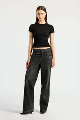 Verona Tee - Jet Black