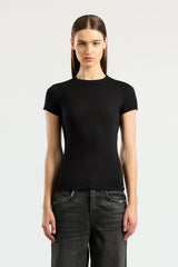 Verona Tee - Jet Black