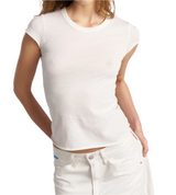 Marbella Cap Sleeve Tee - Bone