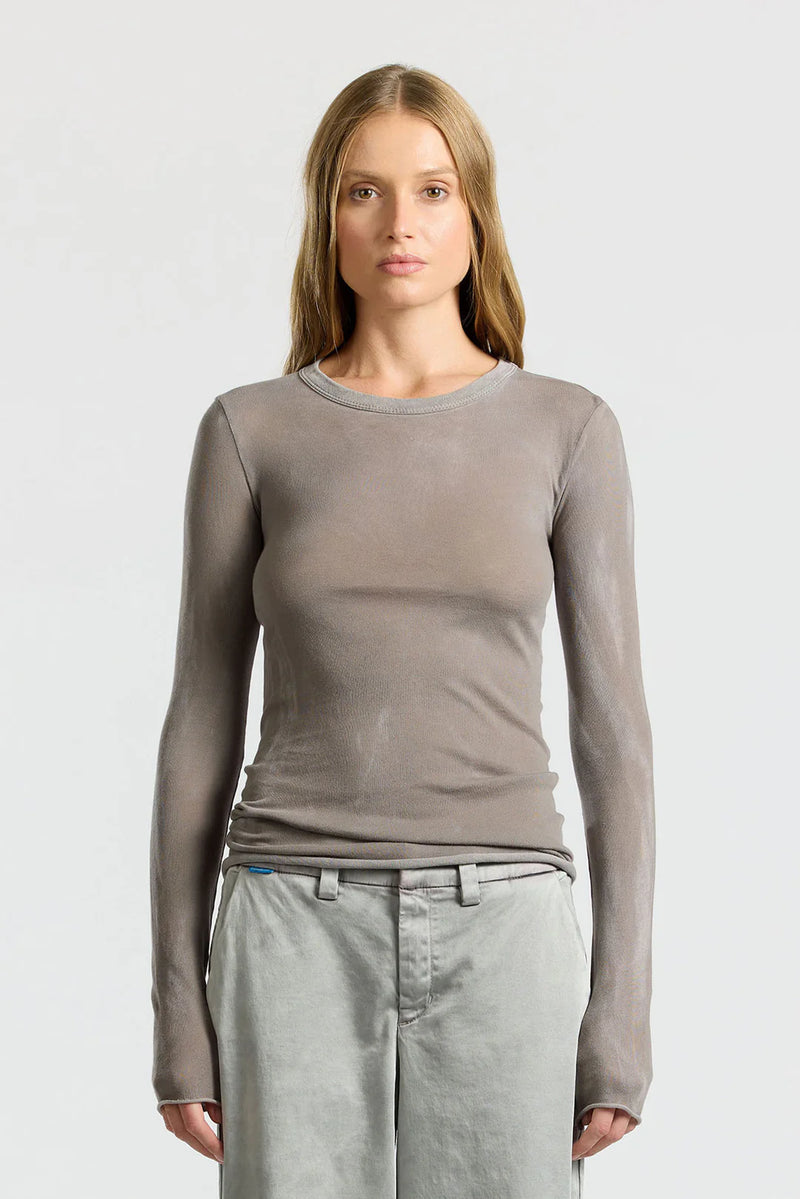 Marbella Long Sleeve - Vintage Cement