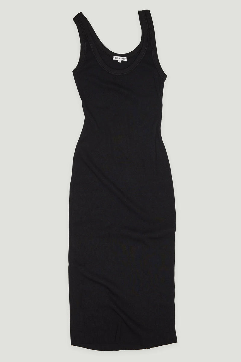 Verona Midi Dress - Jet Black