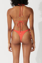 Curve Tie Thong Brief - Chilli