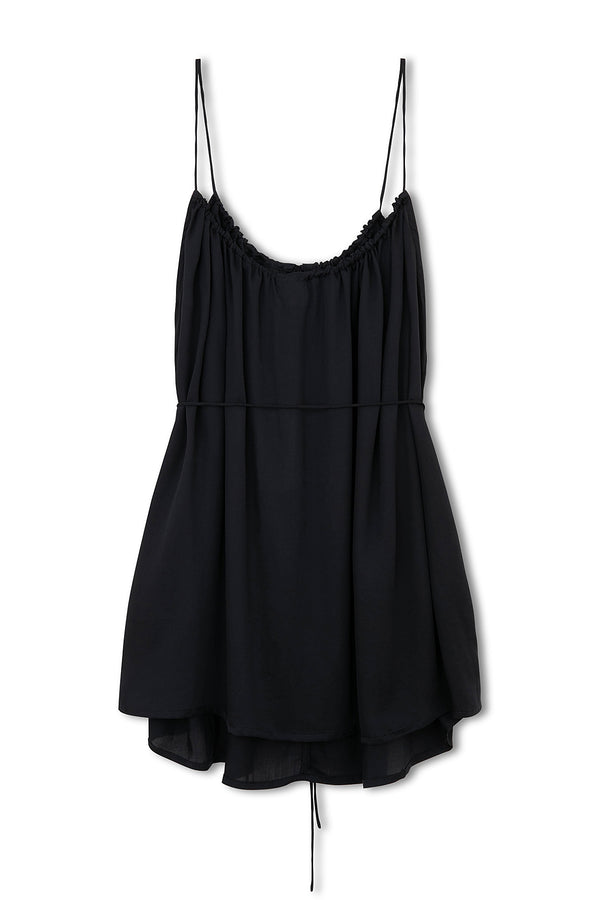 Tencel Mini Dress - Black