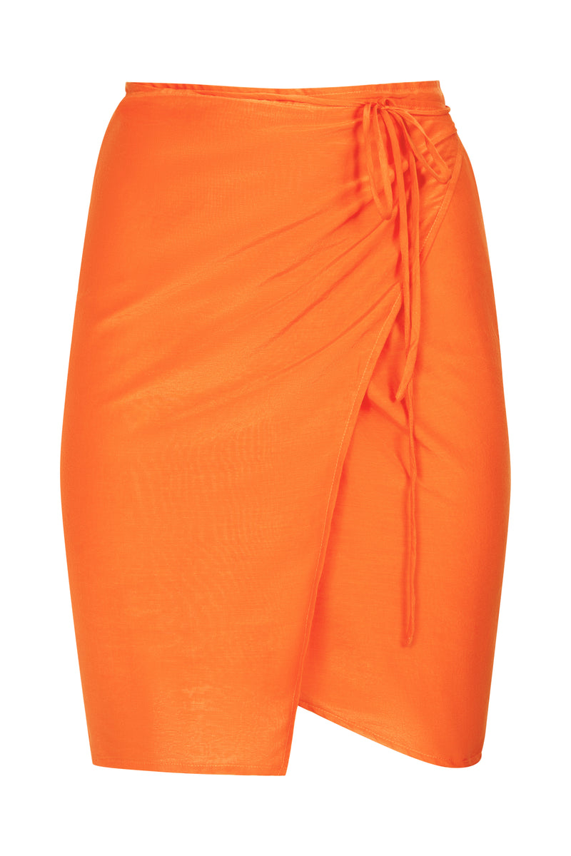 Wrap Skirt - Orange