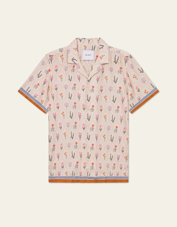 Lukas AOP Wild Flower SS Shirt - Ivory